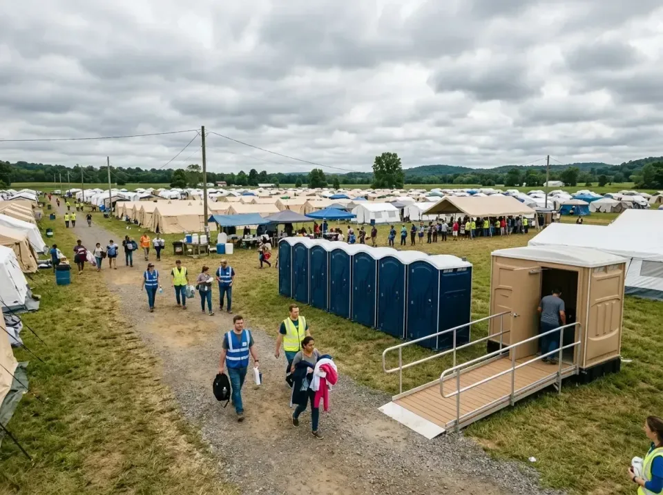 disaster-relief-camp-restrooms-010 — frequently asked questions, Dumpster & Portable Bathrooms Rental in Columbia, IL